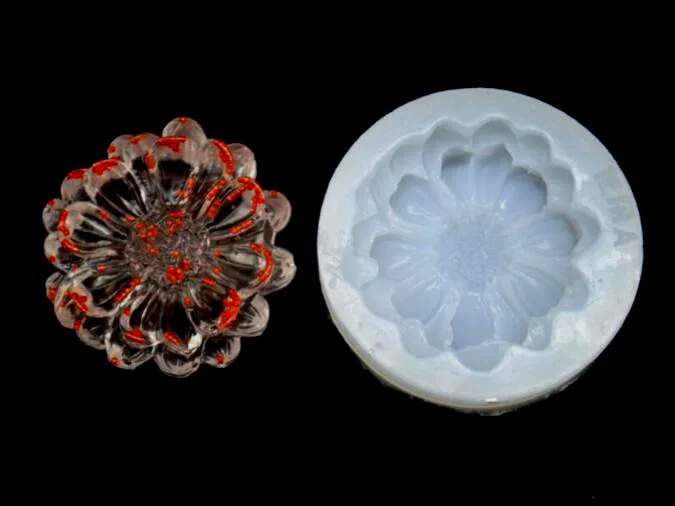 3D цветок модная подвеска скрапбукинг силиконовая форма сделай сам декоративное