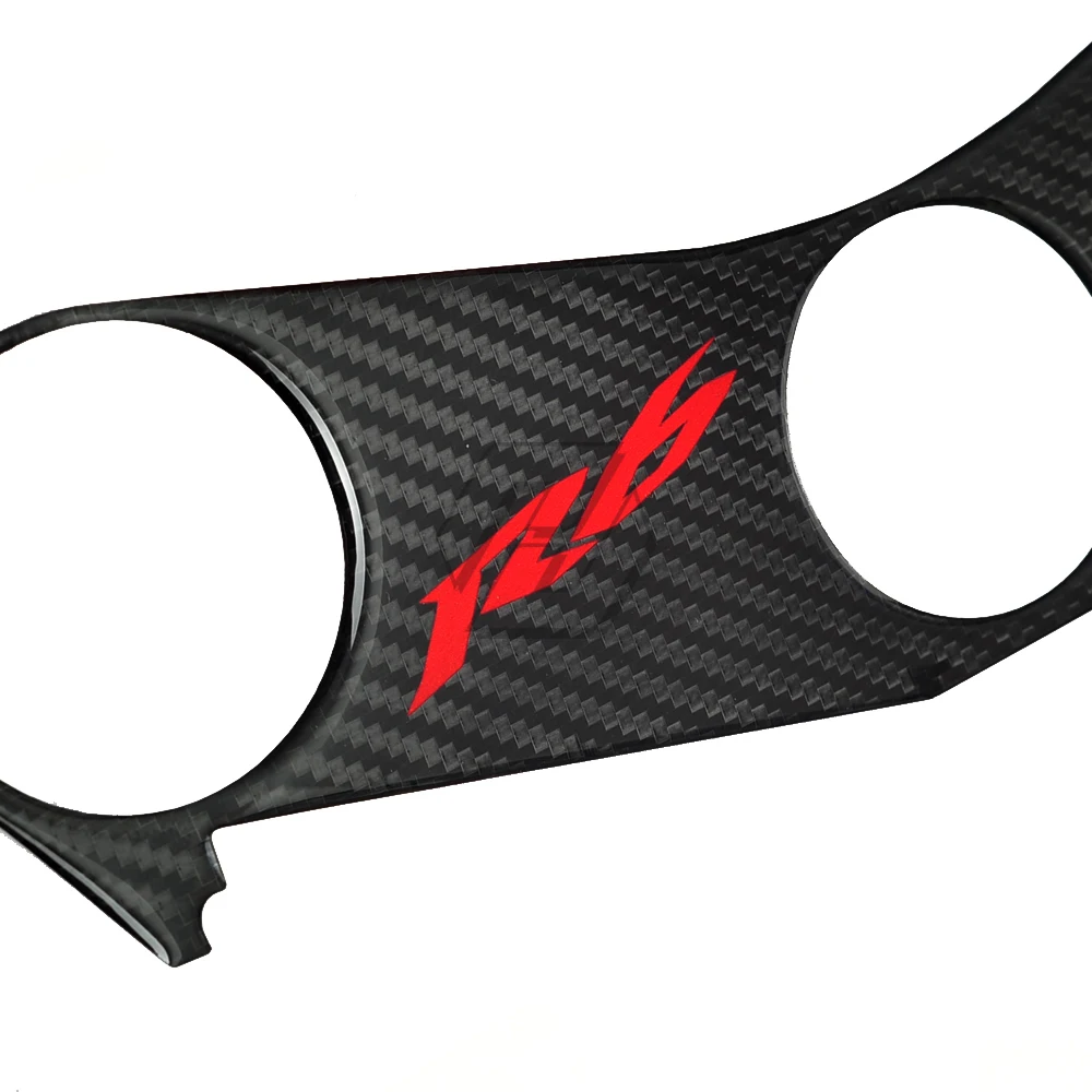 Верхняя часть мотоцикла тройной хомут R6 Стикеры Карбон чехол для YAMAHA YZF600 R6 2006 2007