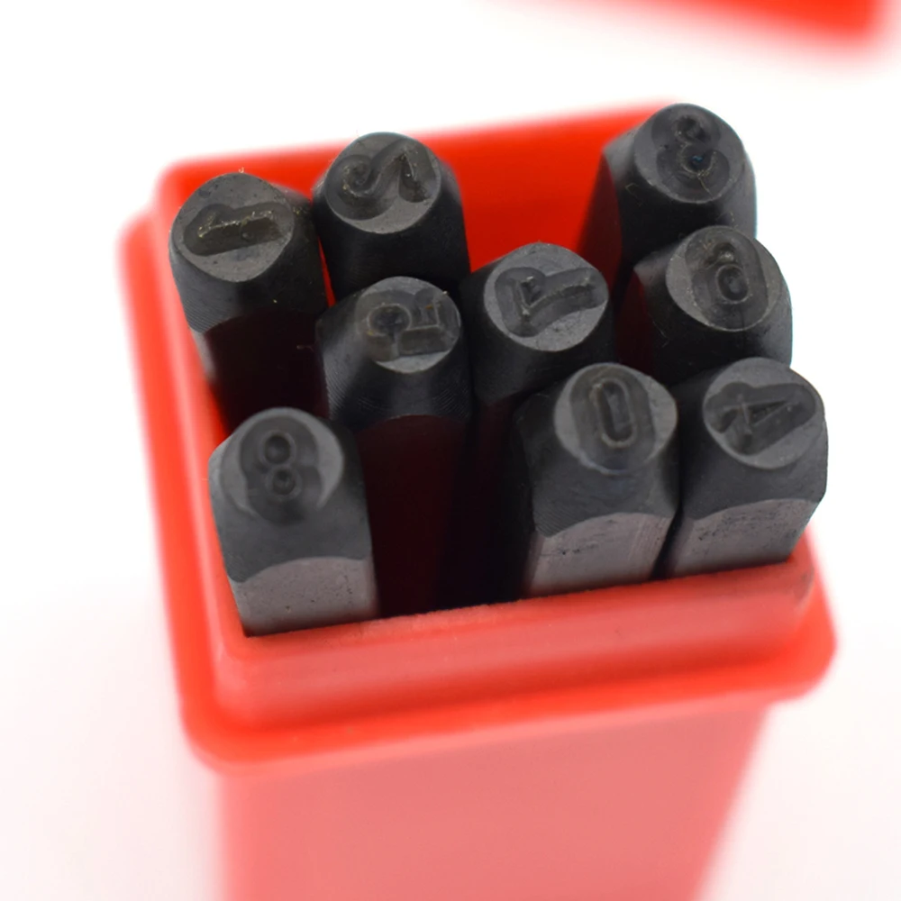 

3MM Metal Number Punch Stamping Set For Jewelry Making From 0 to 9 Steel Stamp Punch 9PCS