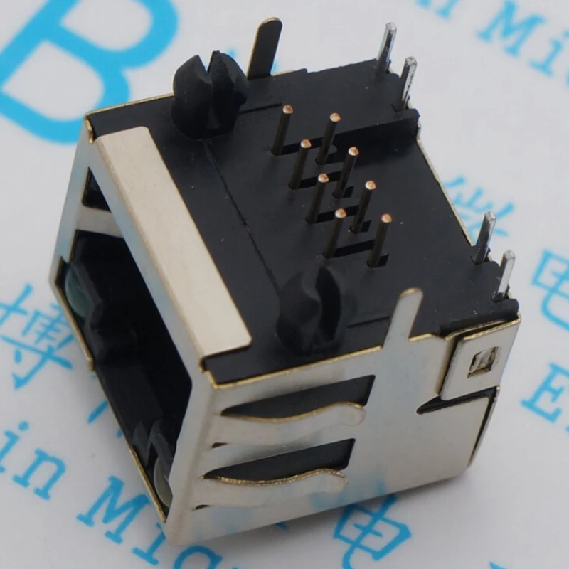Kaufen RJ45 Buchse 56 Mit Einem Schrapnell Netzwerk Buchse 90 Grad Horizontal 8P8C Mit Einem Licht Schild