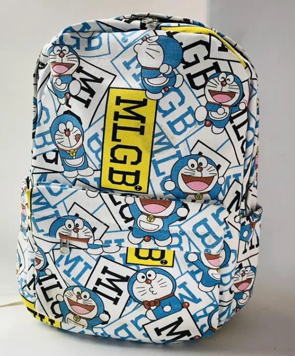 As Picture IVYYE Doraemon серия Модные холщовые Рюкзаки Мультфильм школьный рюкзак повседневные студенческие сумки дорожный ранец унисекс Новинка - Цвет: As Picture