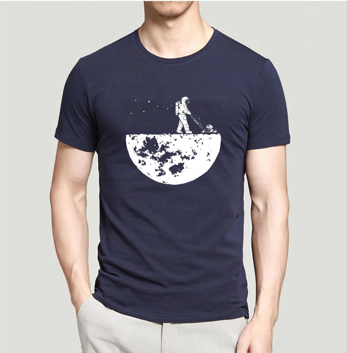 Разработка Moon Новинка для мужчин футболка 2021 Новое поступление Летнее с