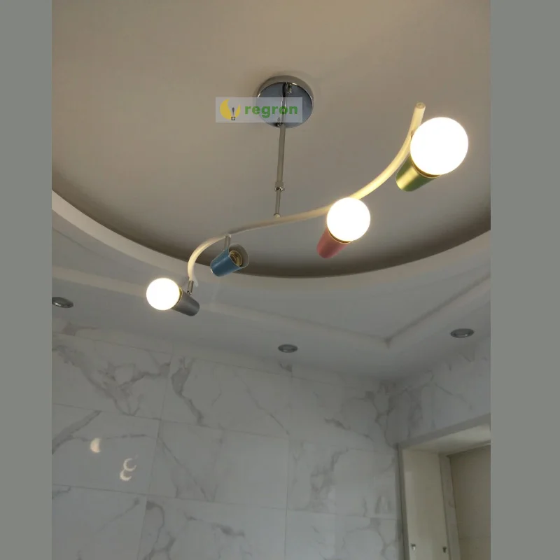 Подвесные светильники в скандинавском стиле для детской спальни светодиодные