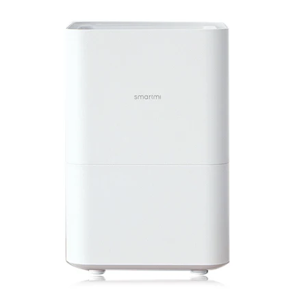 Белый Xiaomi Smartmi бытовой Испарительный Увлажнитель Воздуха бесшумный очиститель воздуха для спальни увлажнитель воздуха для офиса mijia управление приложением - Цвет: Белый