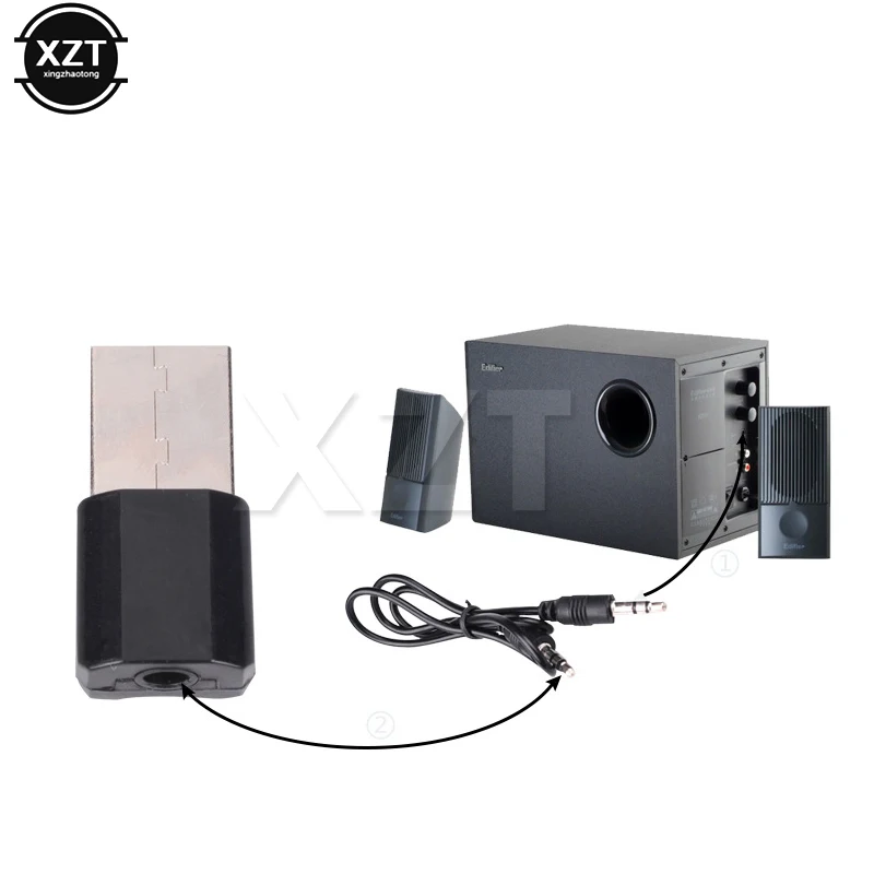 3 5 мм USB Bluetooth AUX мини приемник адаптер стерео беспроводные колонки аудио