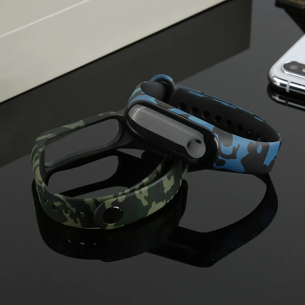 Светящийся цветной ремешок для Xiaomi Mi Band 3 браслета аксессуары браслет на