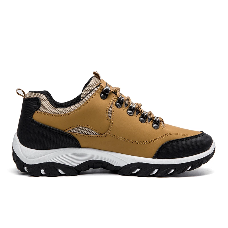 Spring Autumn Men Casual Shoes Breathable Plus Size PU Leather Upper Durable Rubber Outsole Lace-up Footwear | Обувь