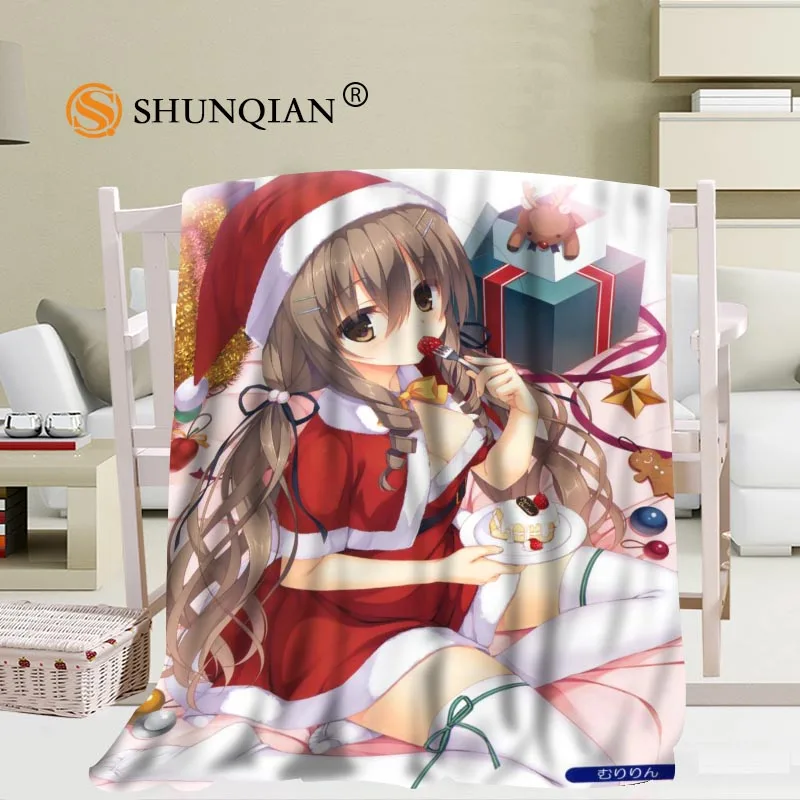 Miglior Personalizzato Anime Natale Coperta Morbida Fai Da Te La Tua Foto Decorazione Camera Da Letto Dimensioni 56x80 Pollici, 50X60Inch,40X50Inch A7.10