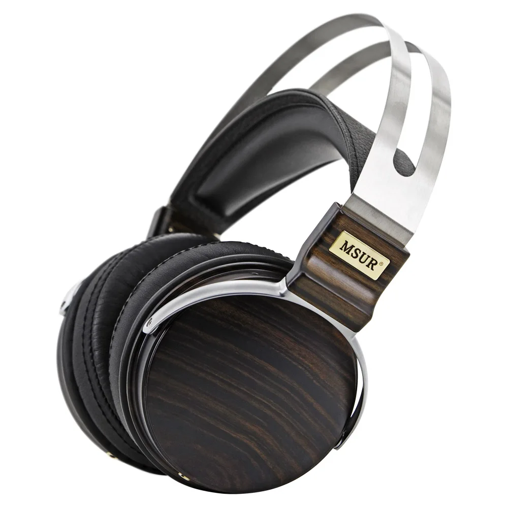 100% оригинал High End msur N650 HiFi деревянный Metal наушники гарнитуры с Бериллиевого сплава