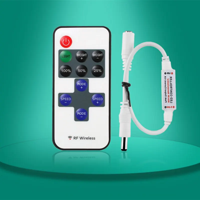 Mini Wireless Remote Controller LED Dimmer For Lights Lamps DC5-24V Light Lamp Colors for Strip | Лампы и освещение