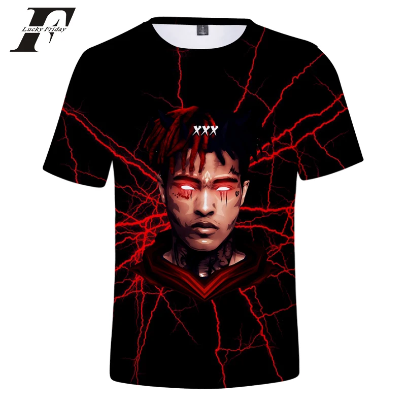 XXXTentacion 3D футболка мужской/женский в стиле хип хоп летние шорты с длинными