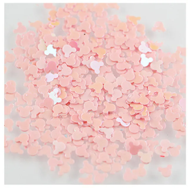 10g Mickey Sequins D 10 г мини-единорог с блестками наполнитель для слизи амулеты игрушки аксессуары Принадлежности Lizun добавки для ломтиков Декор игрушки подарки - Цвет: 10g Mickey Sequins D