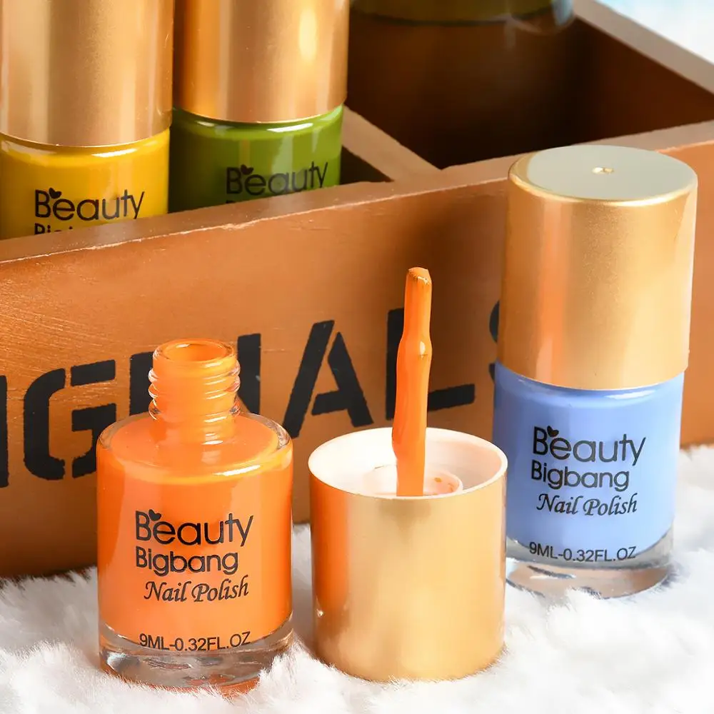 BEAUTYBIGBANG 1 бутылка 6 цветов лак для ногтей доступный гель для штамповки ногтей красочная печать рисунка лак для ногтей