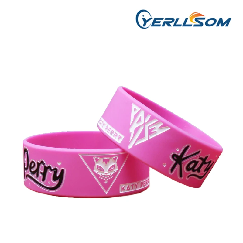 

500 шт./лот индивидуальные браслеты резиновая печать Лот браслет модные для рекламных подарков Y032003