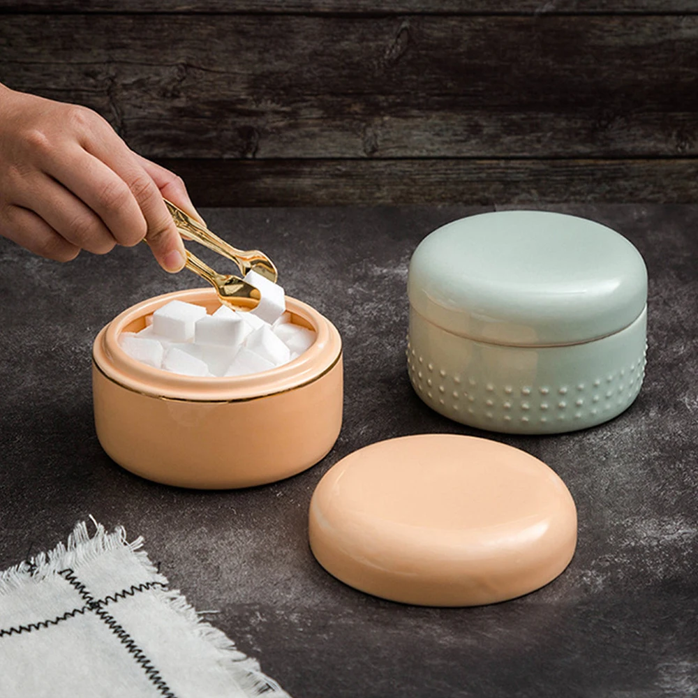 Керамическая Мини-банка для хранения макарон в скандинавском стиле | Дом и сад