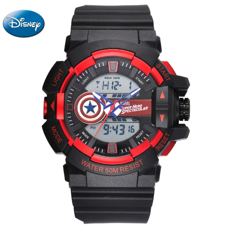 Disney спортивные Для мужчин смотреть Marvel Dmulti функциональный Водонепроницаемый