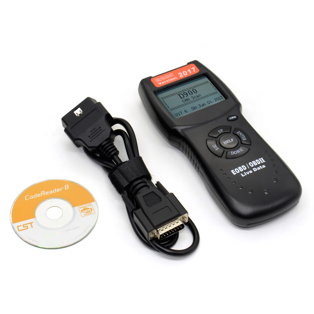 Последние,06 D900 читатель кода CANSCAN сканер OBD2 Live PCM сканер данных Авто Код EOBD(система бортовой диагностики автомобиля сканер