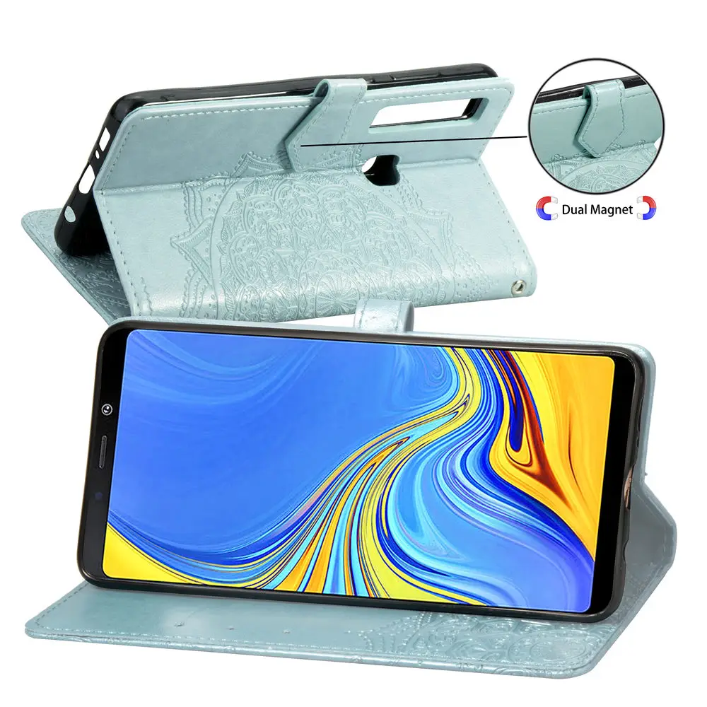 Для samsung Galaxy A7 J3 A9 J8 A6 J6 2018 телефон чехлы для A8 J4 плюс чехол на книжка кожаный