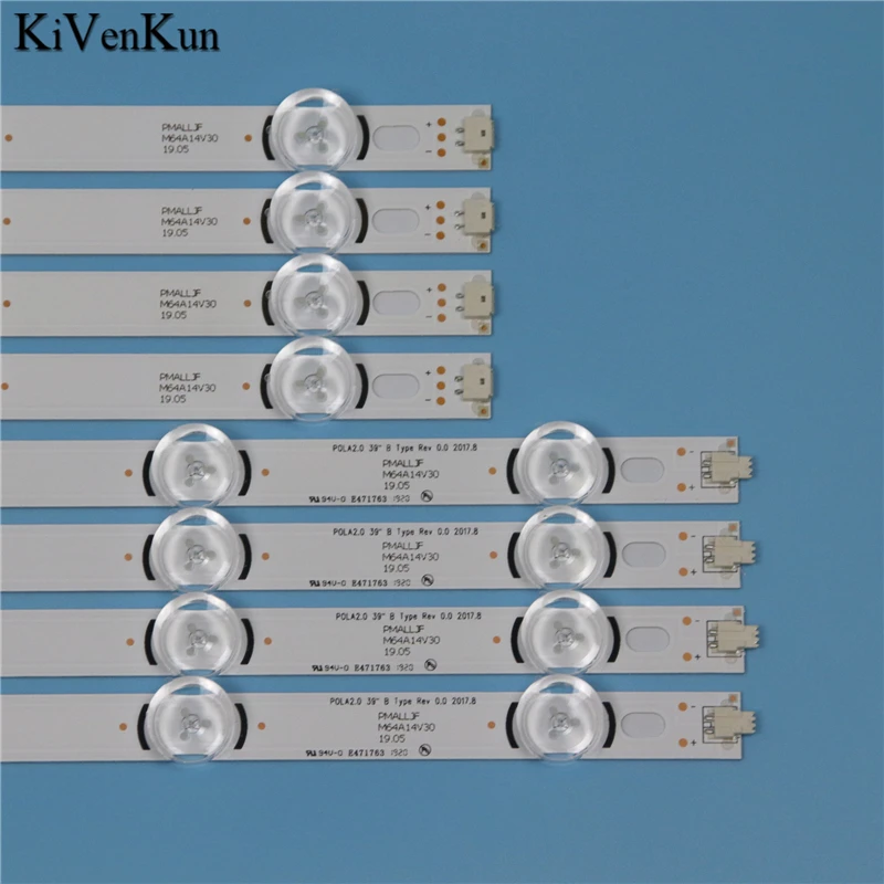 Светодиодный фонарь с подсветкой для LG 39LA6208 39LA620S 39LA620V 39LA6218-ZA, телевизионный светильник, комплект, светодиодный ремешок POLA2.0 3" A B type