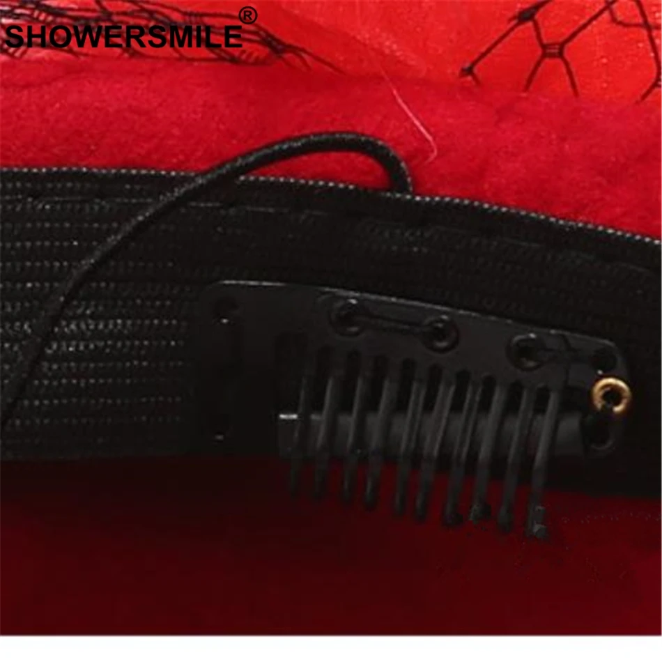 SHOWERSMILE шерсть шляпа с вуалью Для женщин Красный Винтаж фетровая шляпка шерстяная шапка, в британском стиле, свадебные туфли элегантные женские церковный головной убор