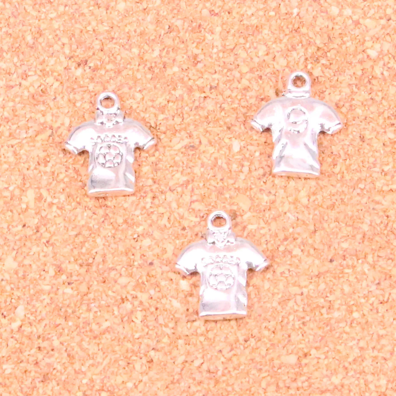 71 шт. очаровательные футболки Джерси для футбола античное изготовление подвески