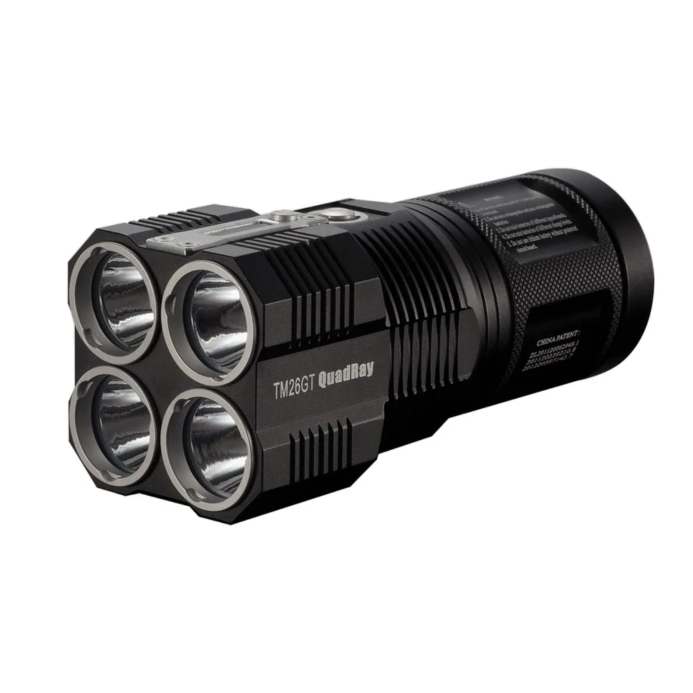 Оптовая продажа NITECORE TM26GT крошечный Монстр 704 м Луч расстояние OLED дисплей 3500LM 4LED