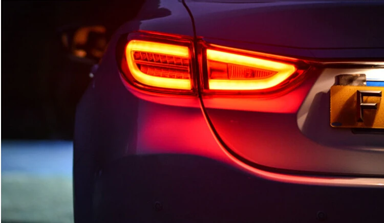 Карбо стайлинга автомобилей задний фонарь для Mazda Atenza хвост светильник s 2015