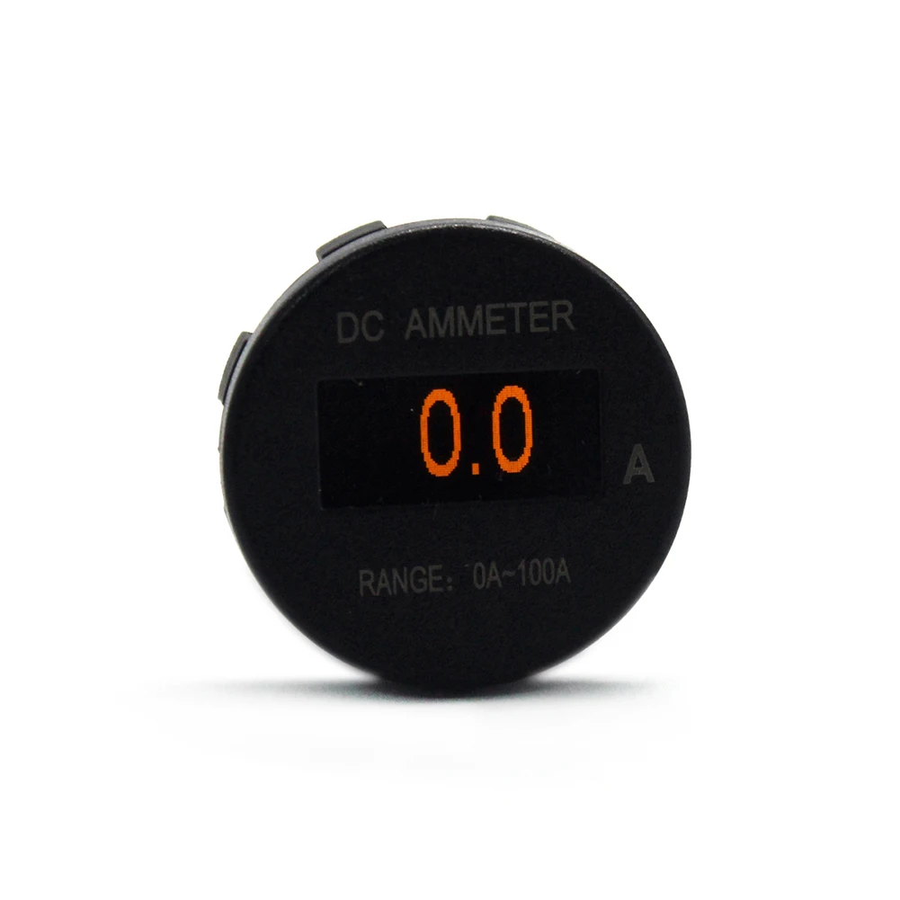 DC 0-100A OLED дисплей Мини цифровой амперметр Авто Ампер счетчик