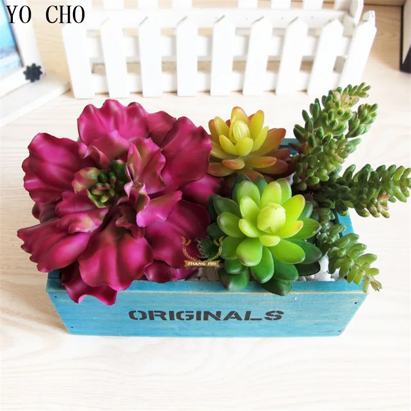 Искусственные растения Чили суккуленты рождественские украшения для дома Miniascape