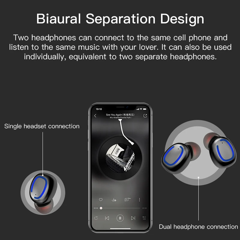 Tws, Bluetooth наушники, беспроводные наушники, наушники, Bluetooth, наушники, Fones de Ouvido, Handsfree, спортивные наушники с шумоподавлением