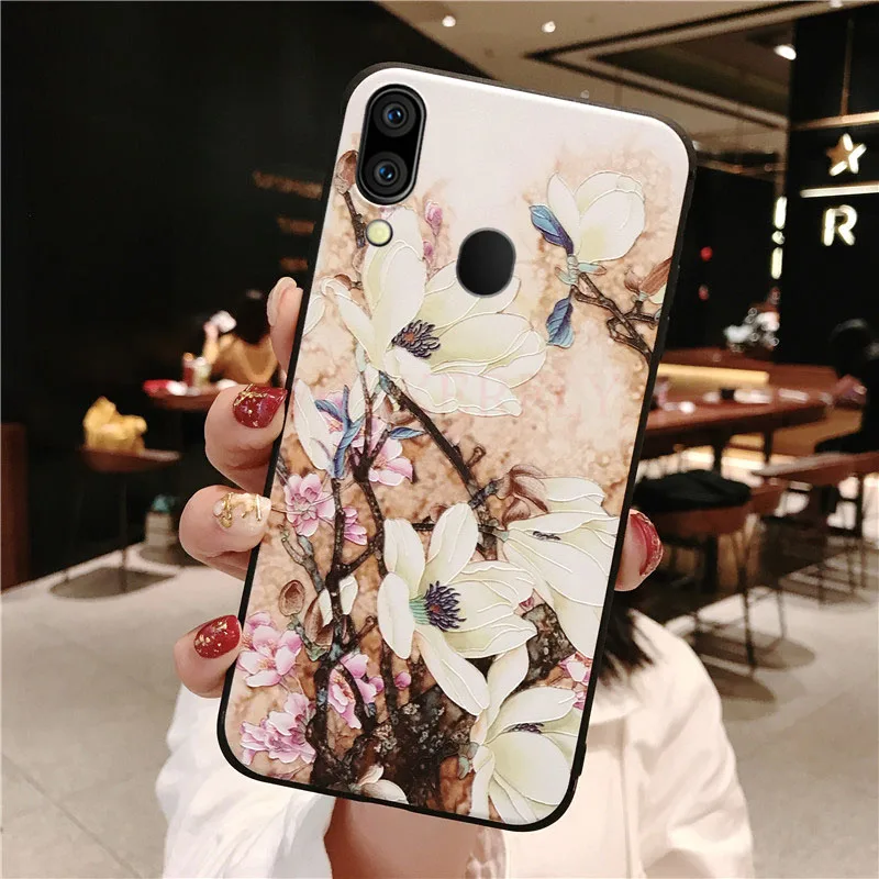 3D цветок чехол с тиснением для Samsung Galaxy J3, J5, J7 года J4 J6 A7 A9 A8 A6 S8 S9 S10 плюс A70 A40 A10 A30 A50 Note9 чехол