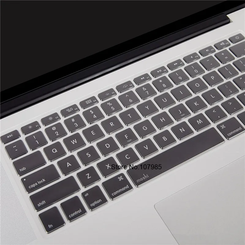 ТПУ защитный чехол для клавиатуры Apple macbook Air Pro с retina 11 12 13 15 17 Сенсорная панель 13,3 15,4
