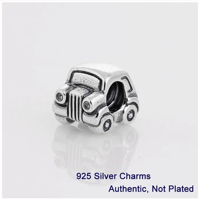 LW246 Аутентичные 100% Стерлинговое Серебро Авто бусины Подвески с четким и красным CZ
