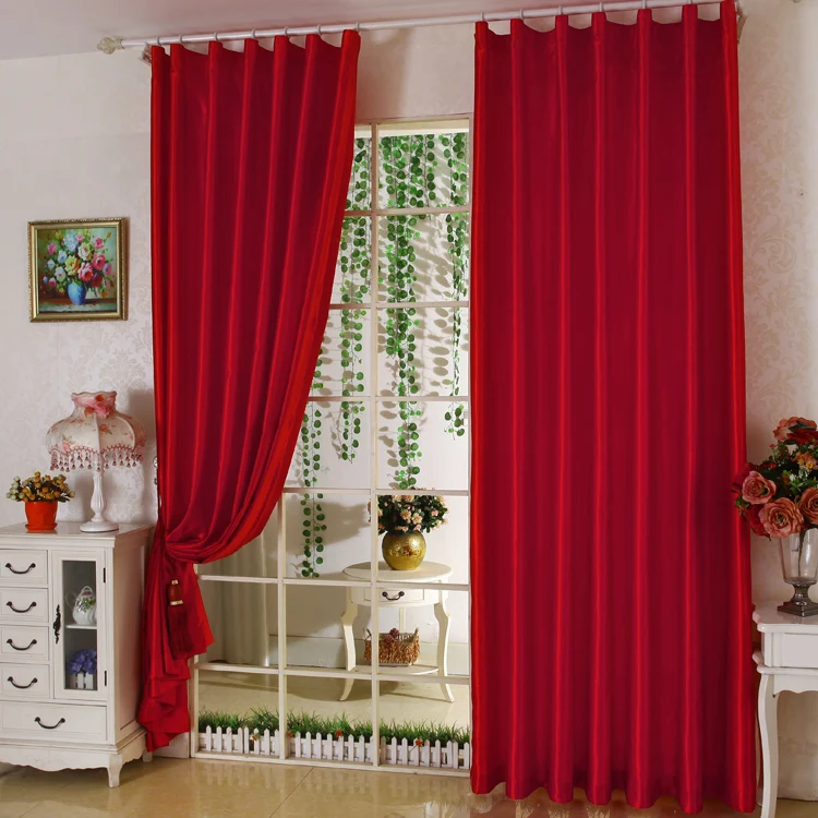 Свадебные украшения на заказ cortinas красные шторы Вышивка Марля гостиная Joyous Экологичные тюлевые занавески, шторы