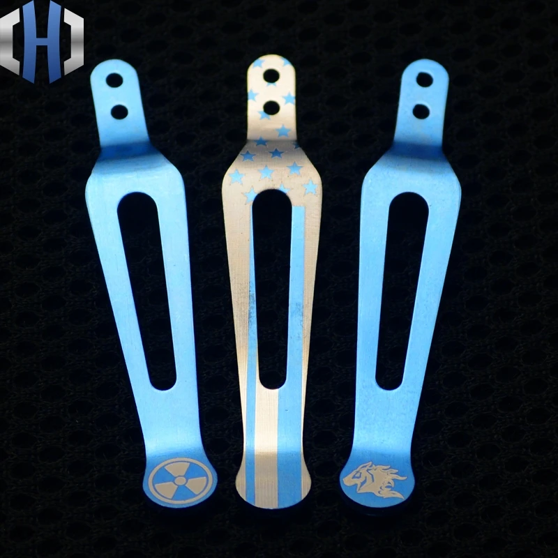 Карманный зажим для ножей TC4 титановый фонарик оболочка мульти инструменты