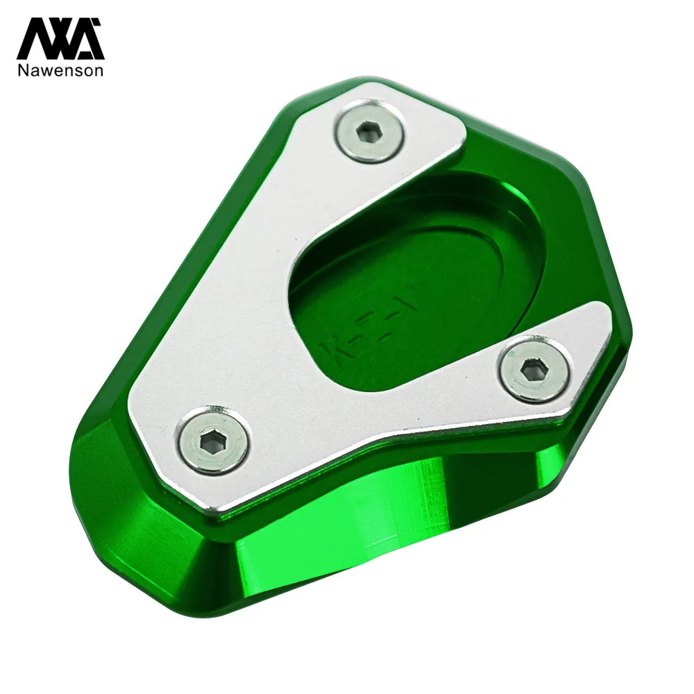 Kickstand Side Stand Enlarger Extension Plate Pad Support For Kawasaki Z900 2016-2018 Z1000 2010-18 Z800 2013-16 ER6N/F 2013-18 |