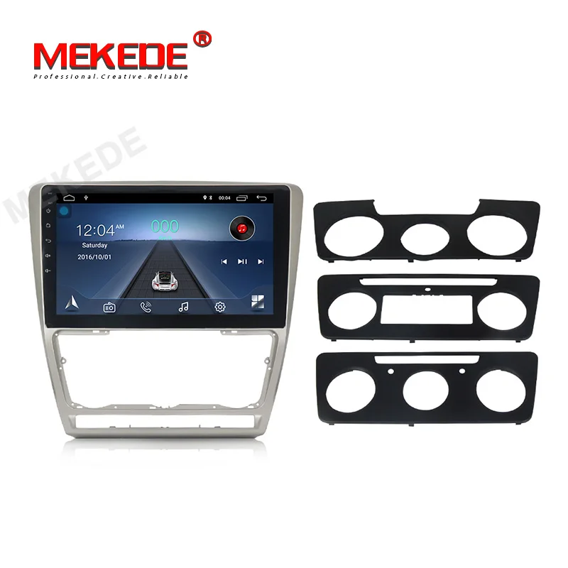 MEKEDE Android8.1 автомобильный DVD gps мультимедийный плеер для SKODA Octavia 2 2011 2013 A5 dvd