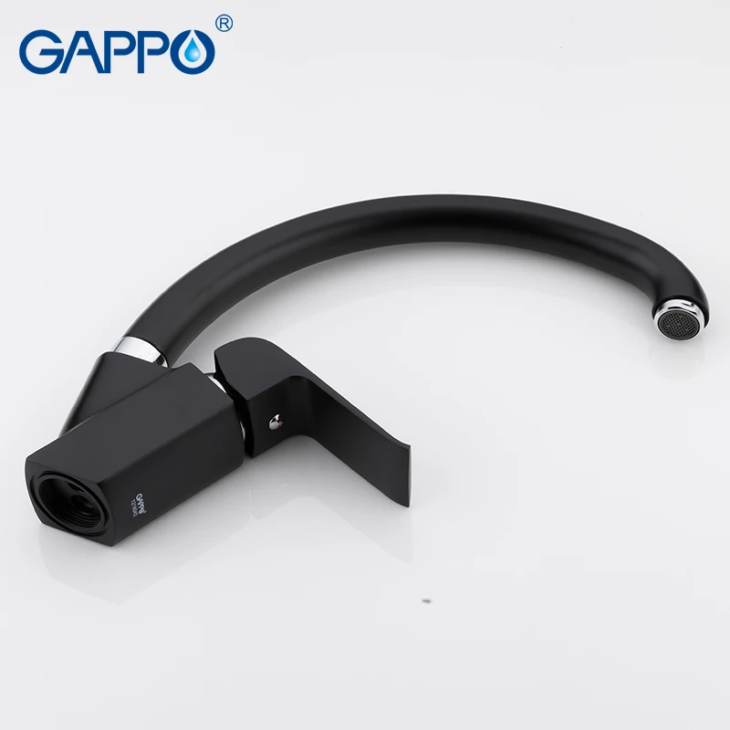 gappo kitchen faucet black kitchen sink faucet water faucets brass mixer kitchen torneira de cozinha deck mounted free global shipping