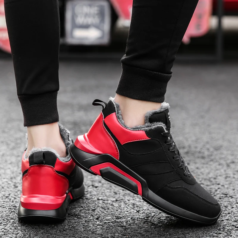 Warm fashion Men Casual Shoes comfortable soft sneakers man Hot selling autumn/winter Fur Plus shoesTrainers chaussure homme | Обувь