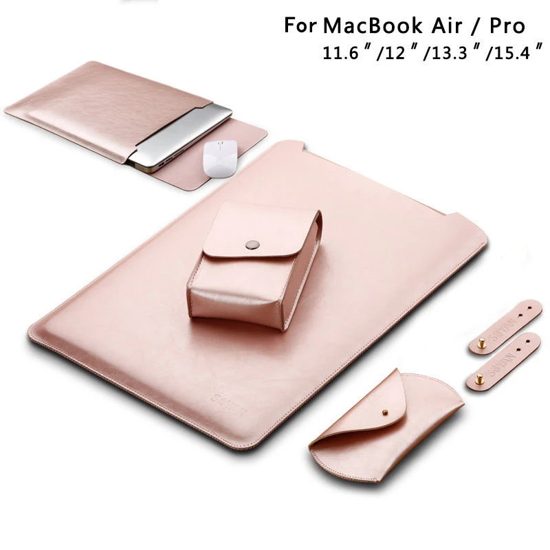 Чехол + Зарядное устройство сумка Мышь чехол для MacBook Air Pro Retina 11 "12" 13 "15" |