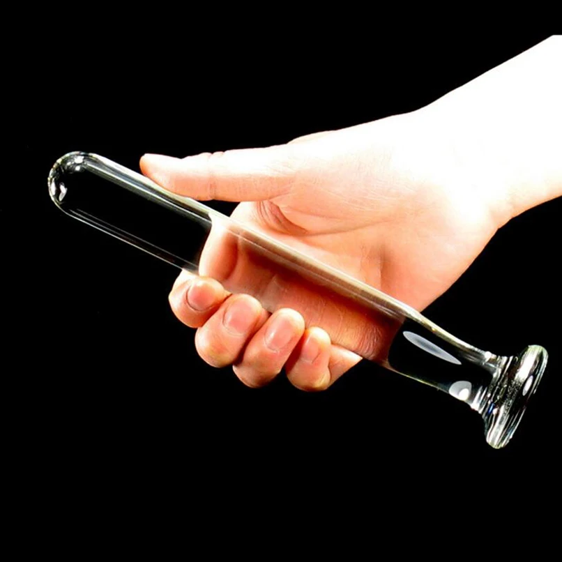 Стеклянные фаллоимитаторы Хрустальный пенис женские секс-игрушки стимулятор