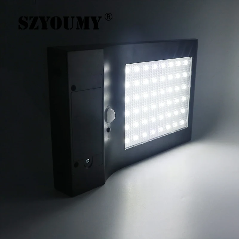 SZYOUMY 48 Светодиодный Солнечный свет наружное освещение сада датчик движения