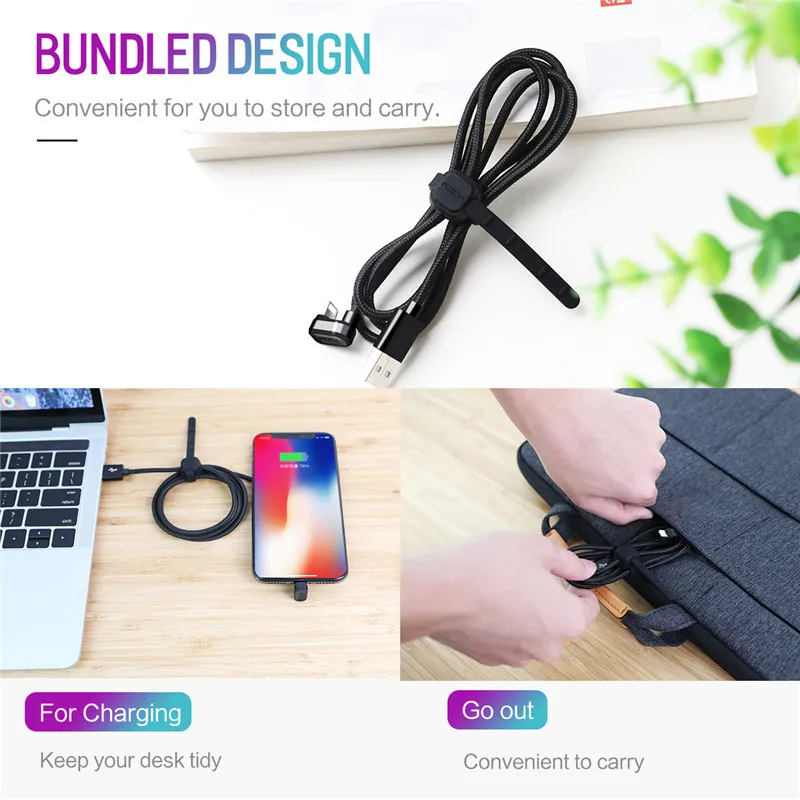 ROCK USB кабель для iphone игровой быстрой зарядки Шнур X 8 7 6 5 6s plus адаптер телефонный