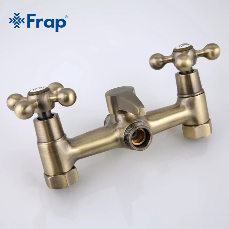 Frap античный латунный бронзовый душевой набор насадка и ручной душ ванная комната