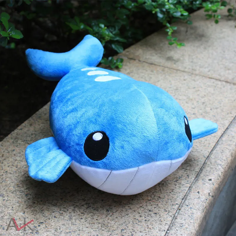 Мультяшные плюшевые игрушки 35 см Wailord Мягкие плюшевый кукольный ребенок игрушки животных мультфильм подарок для детей