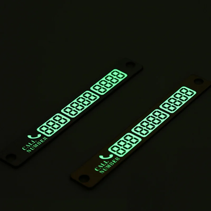 Новинка 15*2 см Φ телефонный номер табличка с присоской для ночного светильник