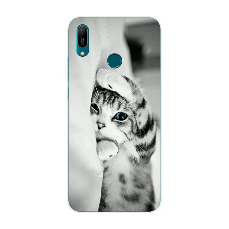 Для huawei Y6 2019 6 09 &quotсиликоновый чехол для pro Coque Y prime MRD-LX1 MRD-LX1F |