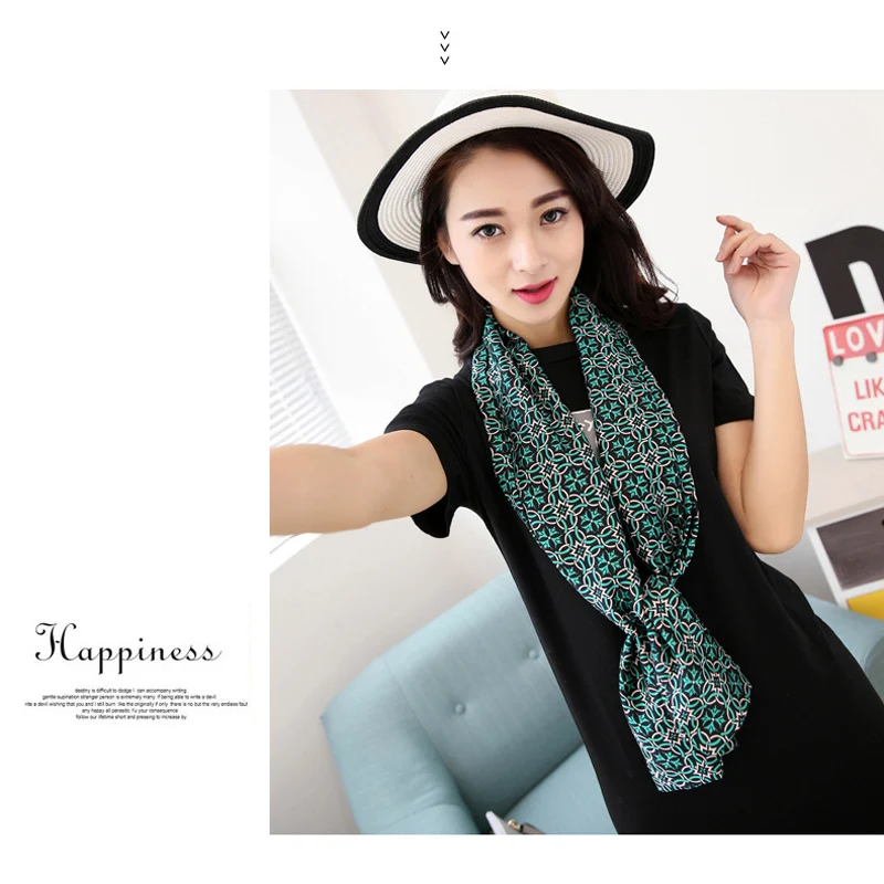 Женский Атласный Галстук длинный узкий Галстук-бабочка с цепочкой весна-лето 2017 |