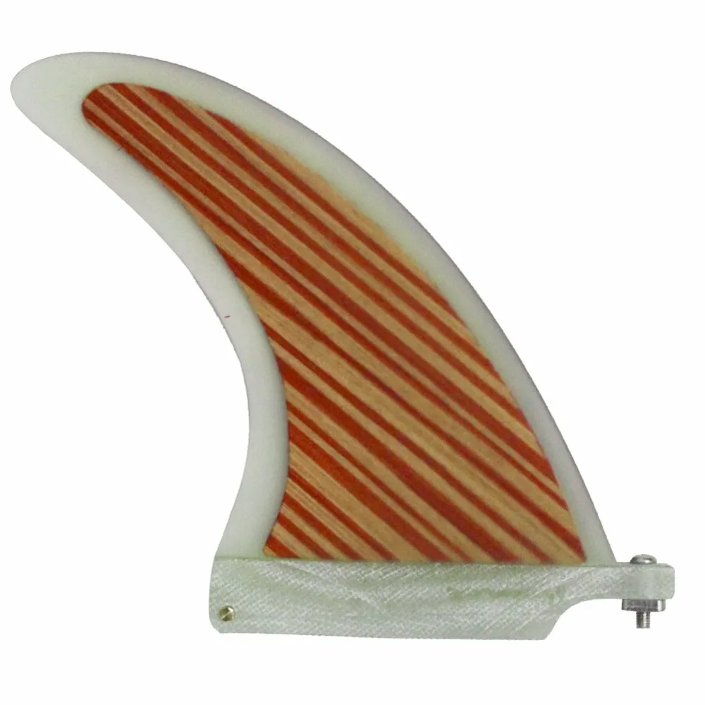 

Single Centre 6'' Surfboard Fins Wood Veneer Surfing Fins