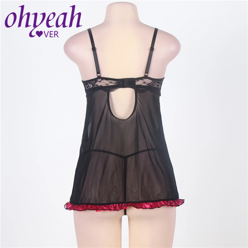 Ohyeahlover косплей сексуальное женское белье халат прозрачный эротический RM70120 плюс